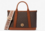 Bolso MK Luisa logo brown
